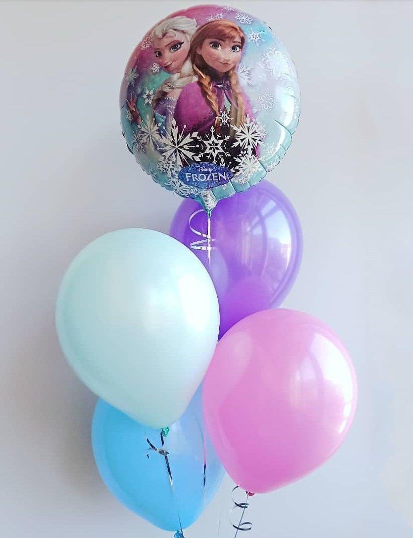 🎈 Frozen Theme Balloon Bouquet