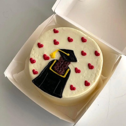 🎓 Graduation Glow – Congrats! Cake