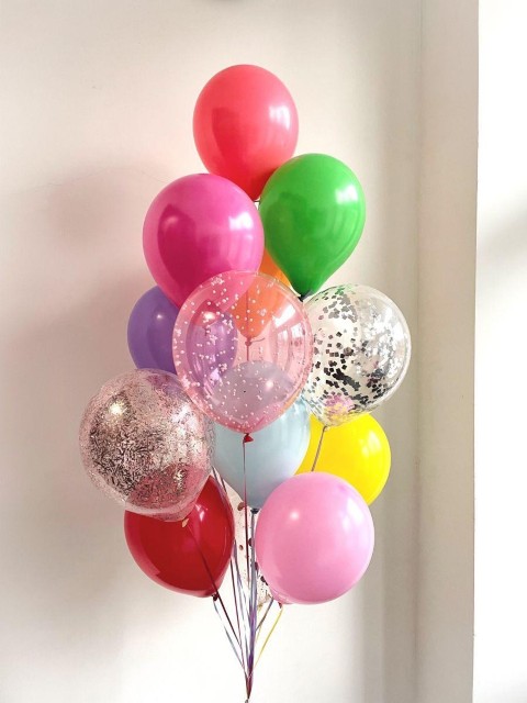 🎈 Confetti Celebration Balloon Bouquet