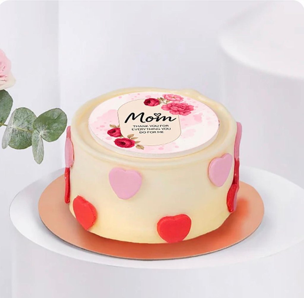 🍰 Mom’s Love Floral & Cake Duo