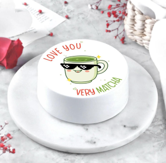 Love You Very Matcha Cake