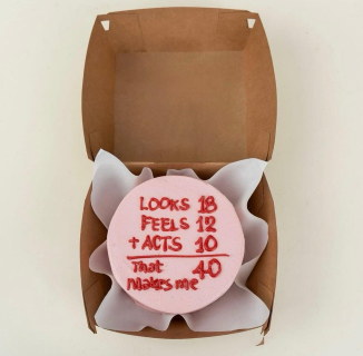 That Makes Me 40 Birthday Cake