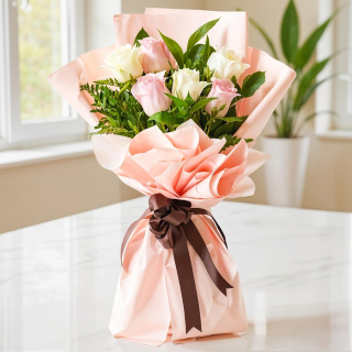 Petal Whisper Rose Wrap